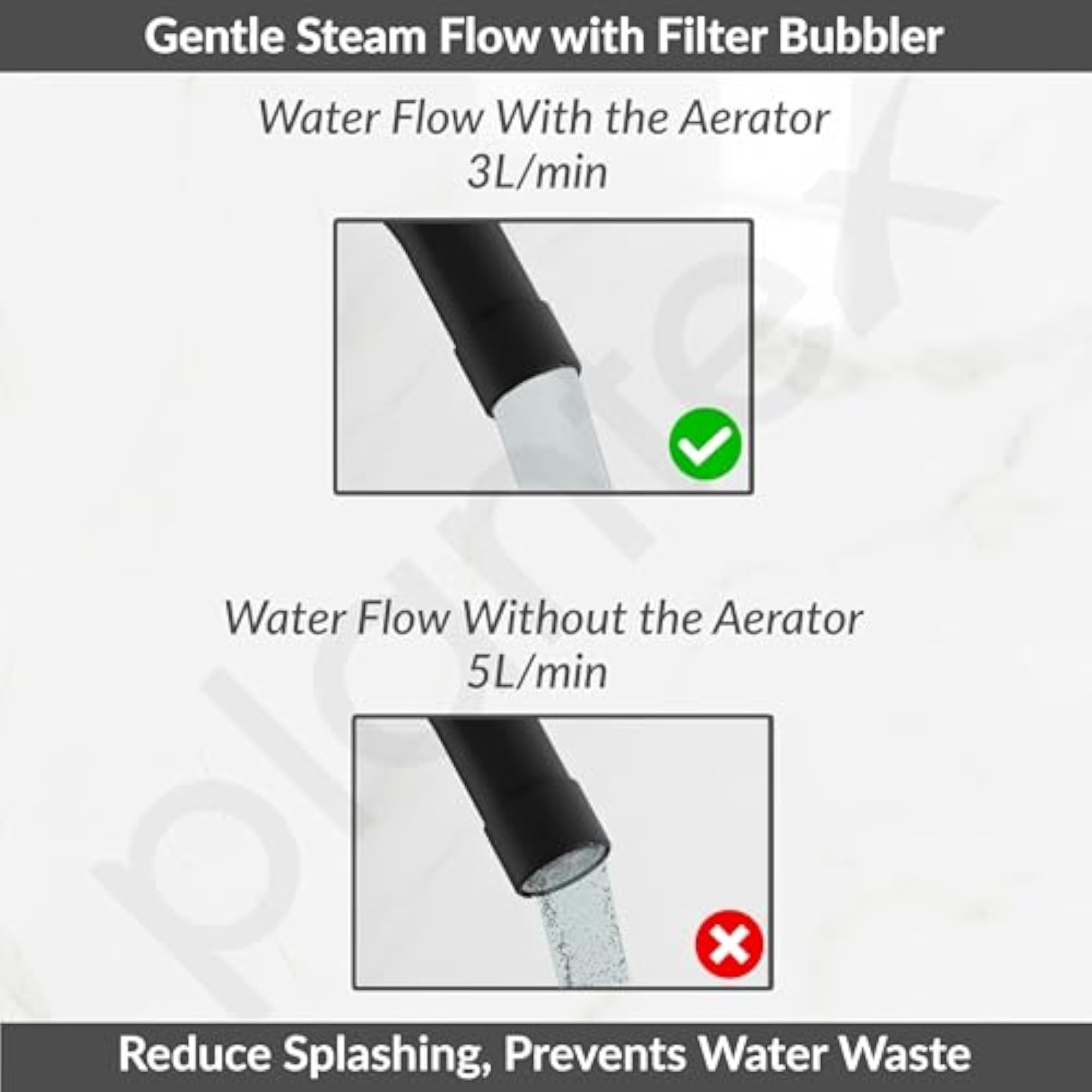 Single Lever Kitchen Sink Tap with Aerator